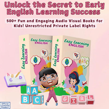 500+ English Learning Audio Visual Books for Kids